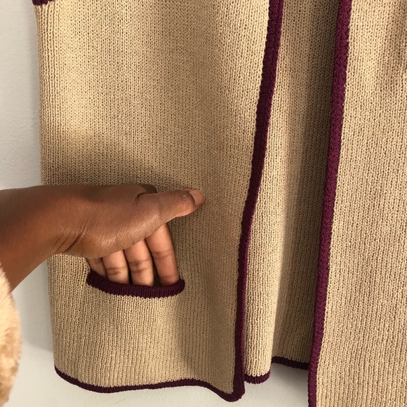 Vintage St John Contrast Knit Vest - Picture 4 of 12